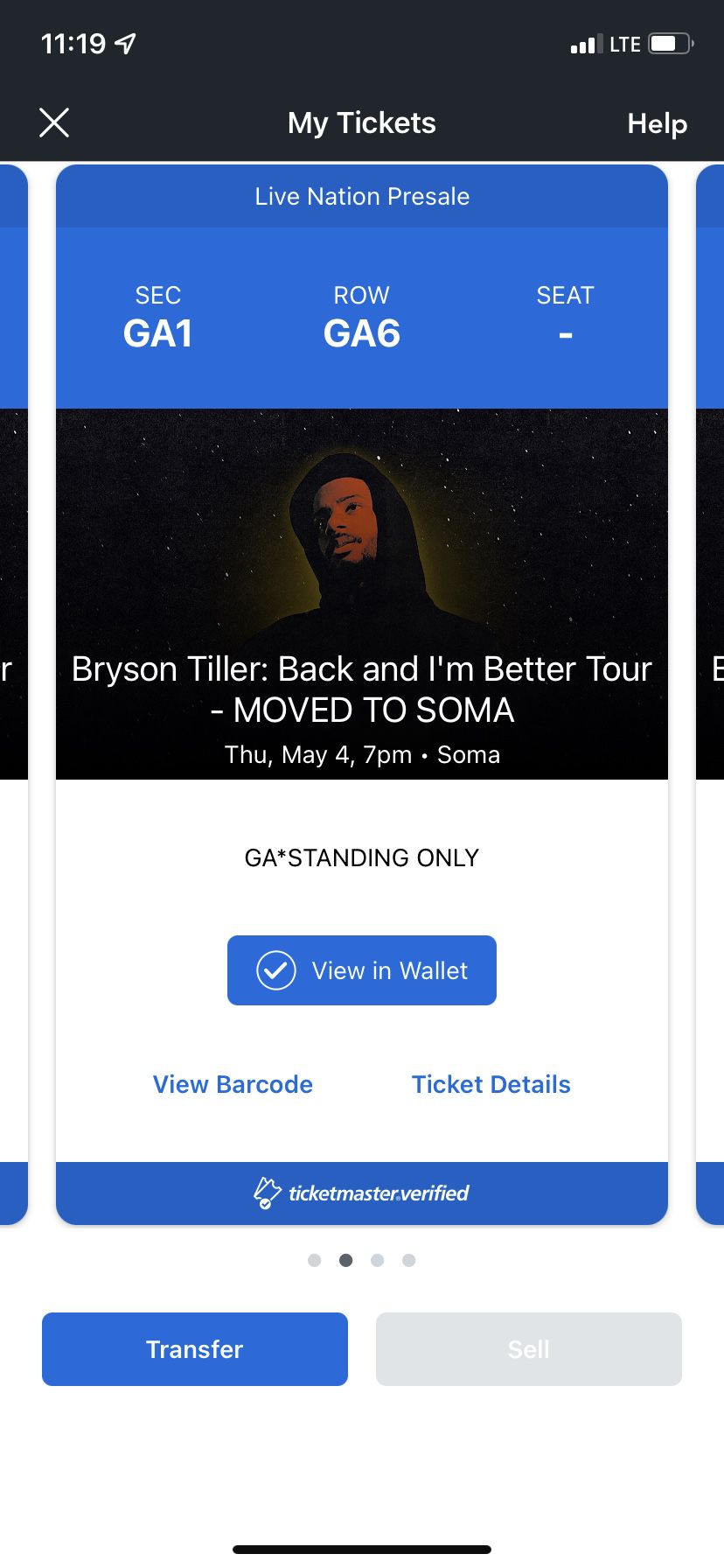 Bryson Tiller May 4th San Diego Tickets