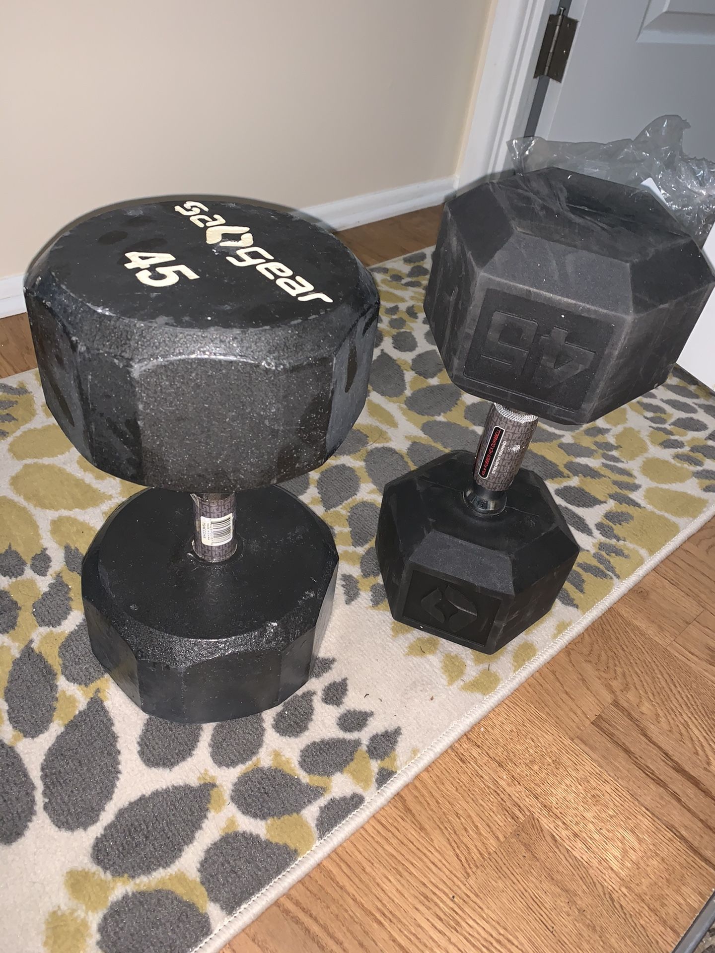 Two Dumbbell