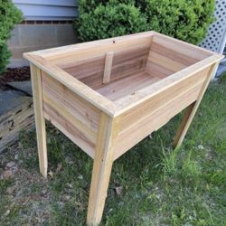 Raised Cedar Planter 38" x 20" x 31" Tall