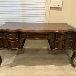 Antique Wood Desk  