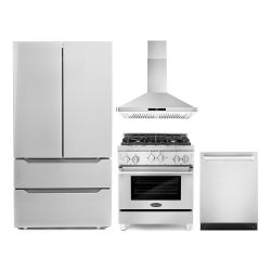 LUXURY KITCHEN APPLIANCES - New Open Box RANGE OVEN COOKTOP HOOD 