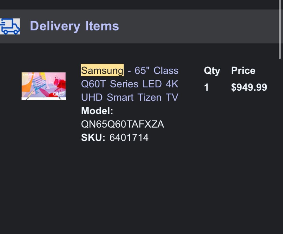 Samsung Tv And Tv Stand