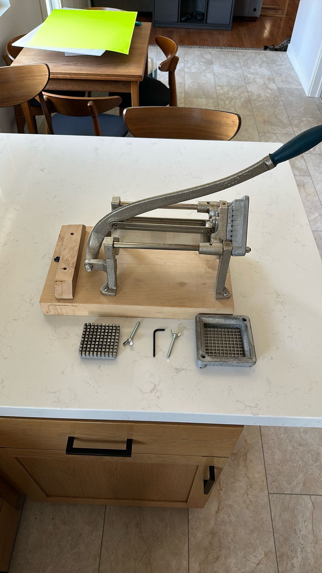 VOLLRATH 47715 French Fry Cutter, 9/32 & 3/8 Cut W/custom Locking Table