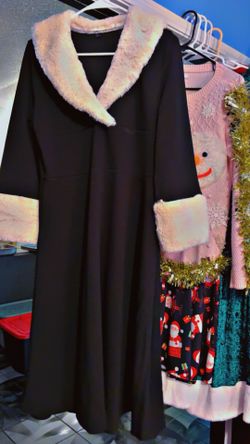 Black Mrs Claus Dress