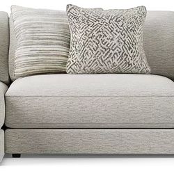 Monterey Park 3 Pc Left Arm Chaise Sectional, in color off-white.