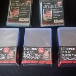 ULTRA PRO CARD SLEEVES & TOPLOADERS