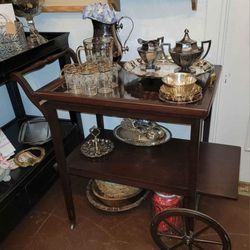 Vintage Tea Or Bar Cart