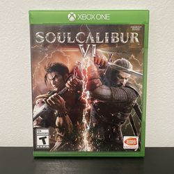 Soul Calibur VI Microsoft Xbox One Like New 6 Bandai Namco Video Game