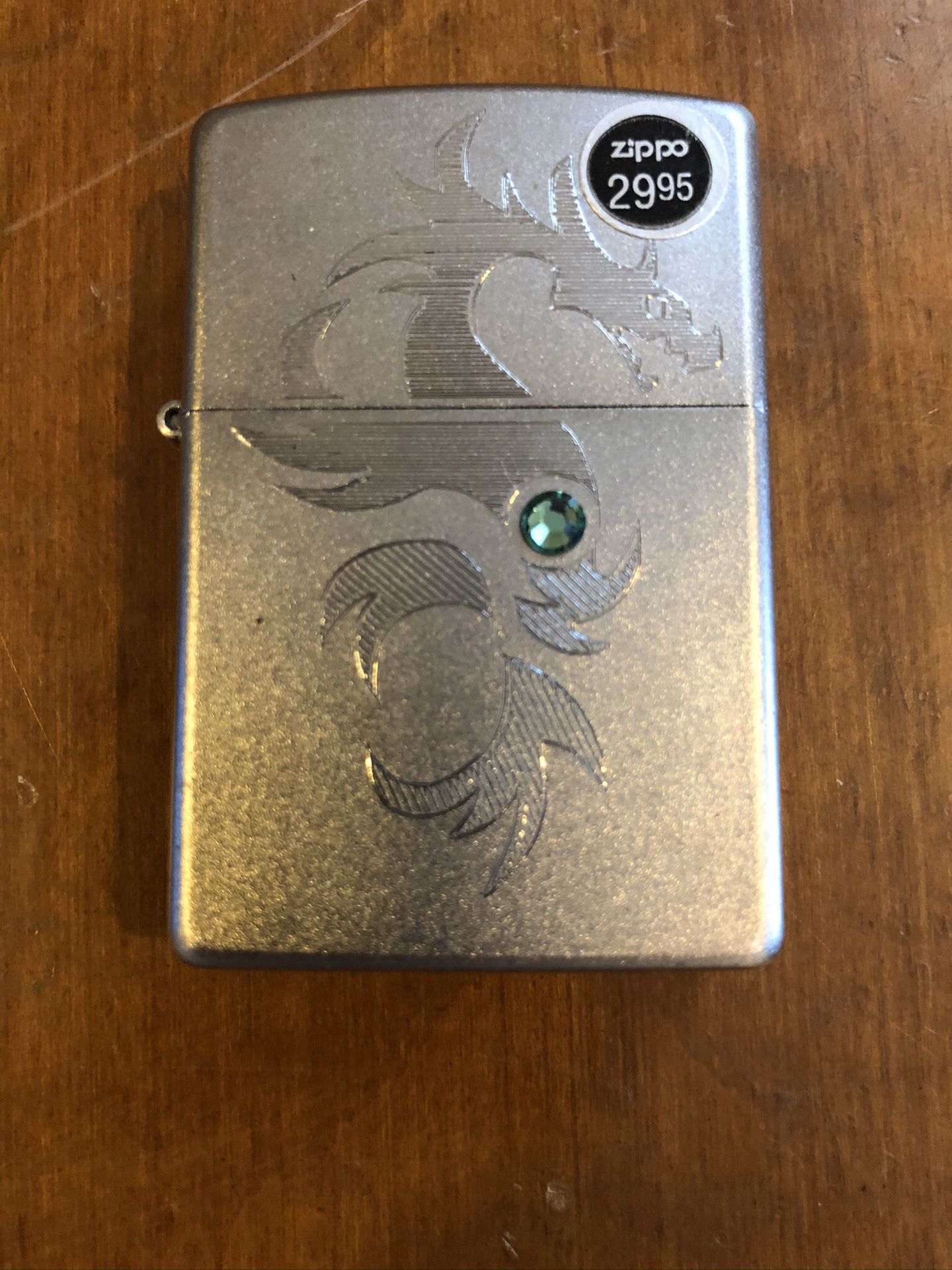 Swarovski crystal dragon zippo lighter *new