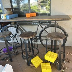 Bicycle Bar Top Table
