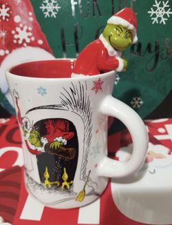 Grinch Figural Mug