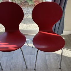 Beautiful Red Dining  Chairs