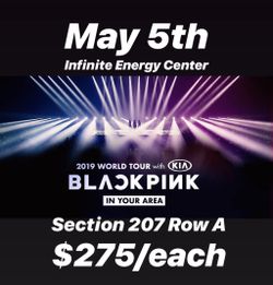 Blackpink tickets - Front row!