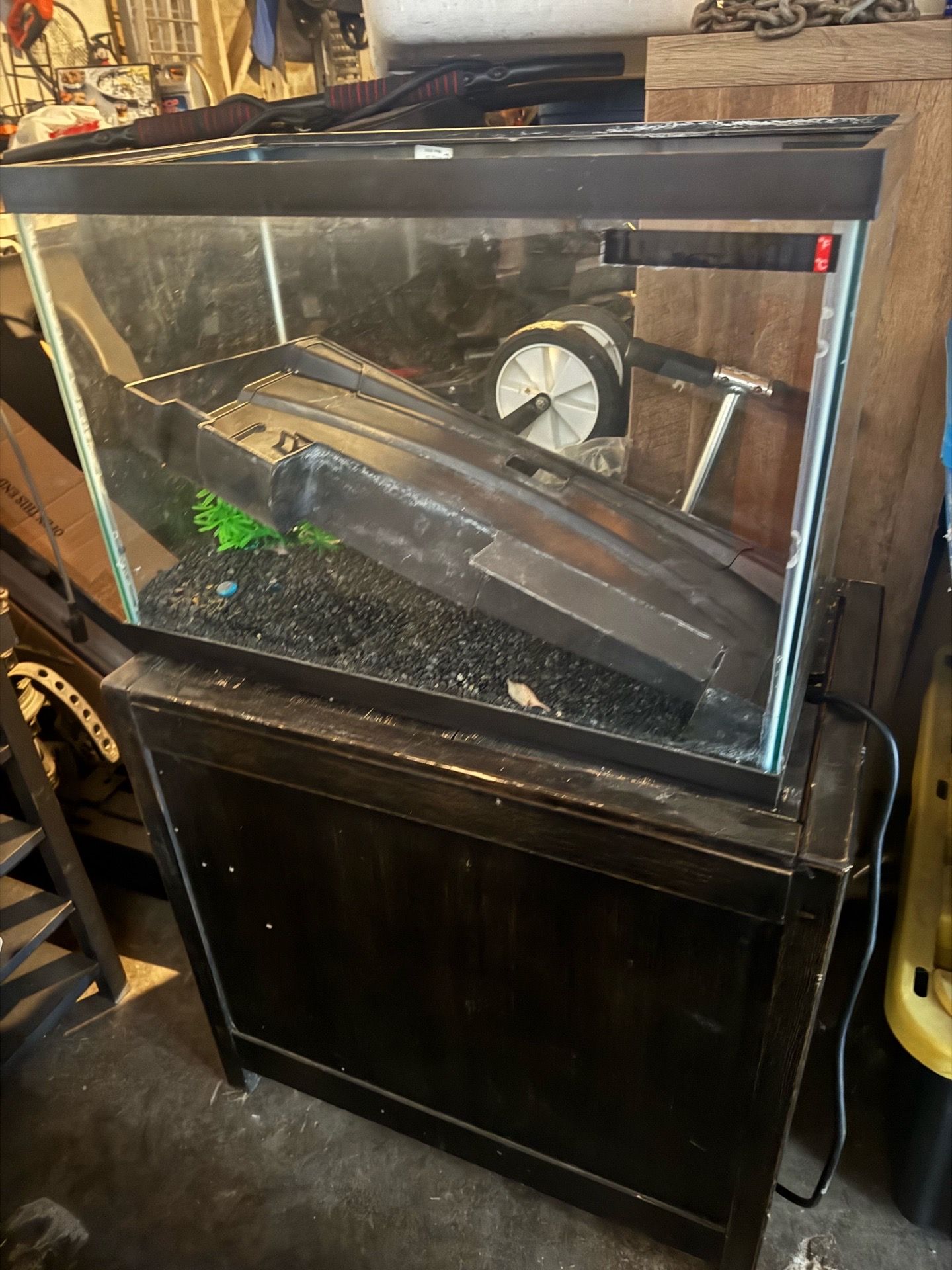 Fish tank and stand