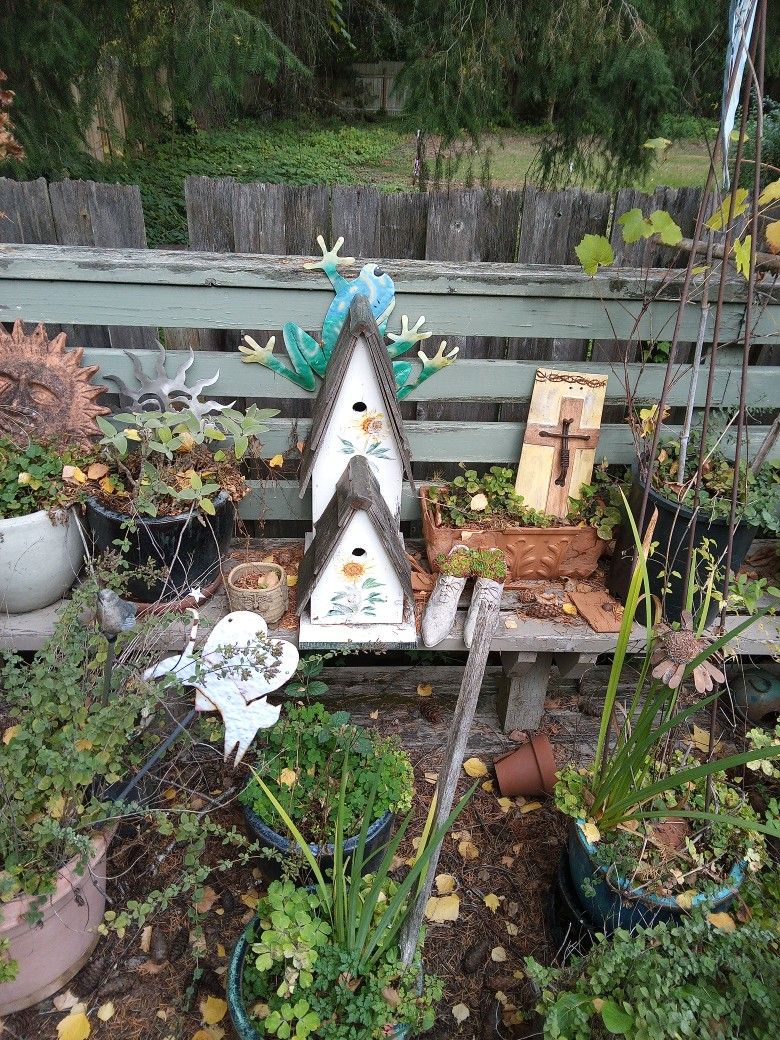 Outside Garden Bird House