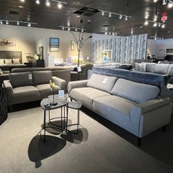 Grey Sofa And Loveseat Couch 