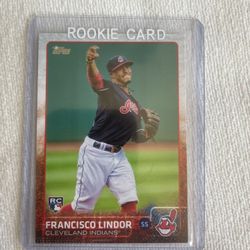 2015 Topps Update Francisco Lindor US82 RC
