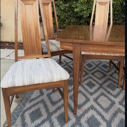 Midcentury Table And 6 Chairs 