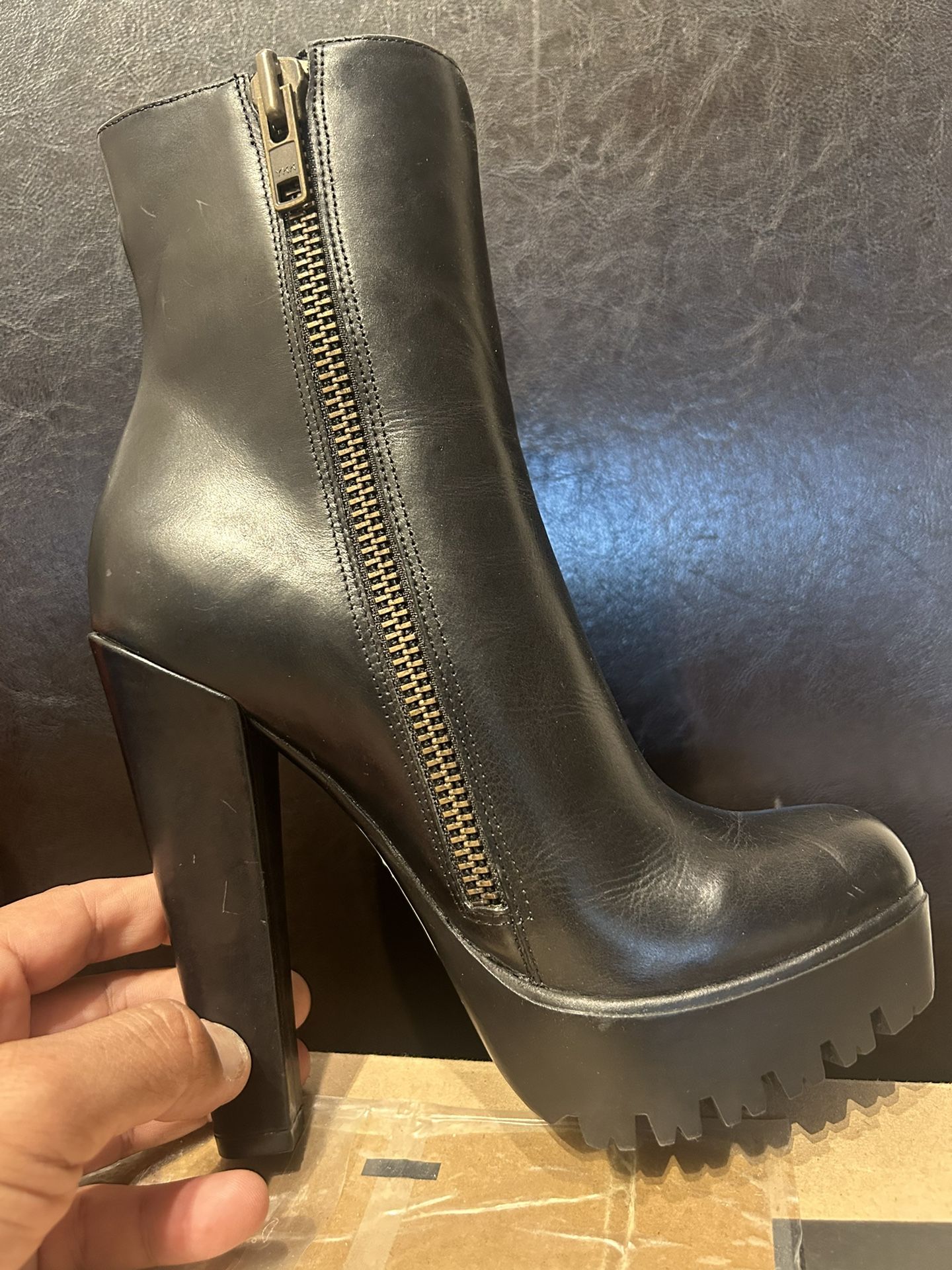 WILLIAM RAST DOUBLE ZIP BOOTIE BLACK
