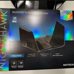 Netgear Nighthawk WiFi 6E RAXE500