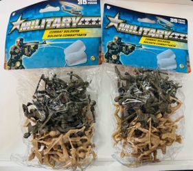 Military Combat Plastic Soldiers - 70 Figures - NEW - $5 for all