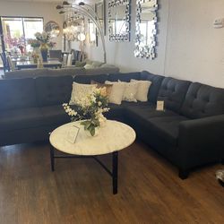 Black Sectional 