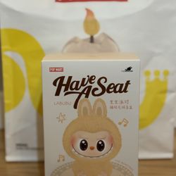 Pop Mart Labubu The Monsters Have a Seat BABA Vinyl Plush New In Nox