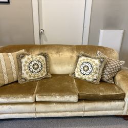 Vintage Velvet Couch