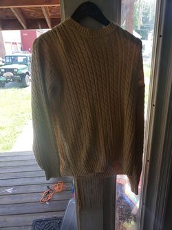 Men's large lands end sweater