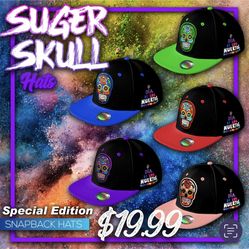 Day Of The Dead - Hats 🧢 Multiple Colors Available