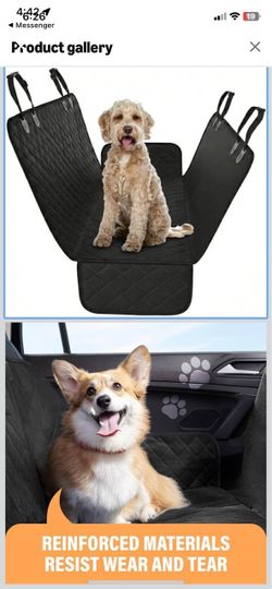 Seat cover for dogs