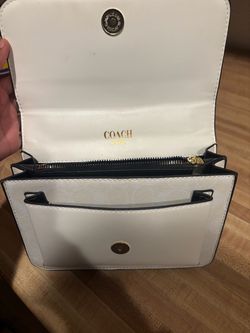 Coach New York White Crossbody Bag