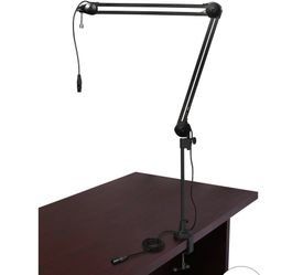 Auray BAI-2X Two-Section Broadcast Arm with Internal Springs and Integrated XLR Cable