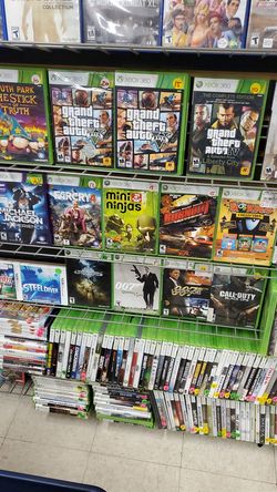 Xbox 360 games $5 and up