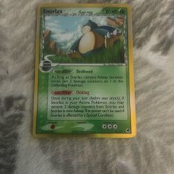 Vintage Rare Snorlax Pokemon Card 