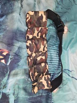 Camo can holder belt