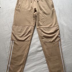 Adidas Parley Tan 3 Stripe Men's Sweatpants Joggers (S)