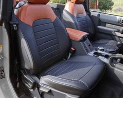 Ford Bronco 2-Door Seat Covers Full Protector with Backrest and Armrest for Ford Bronco 2 Door.