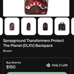 Selling These 2 SprayGround Backpacks Both For $200 One For $100