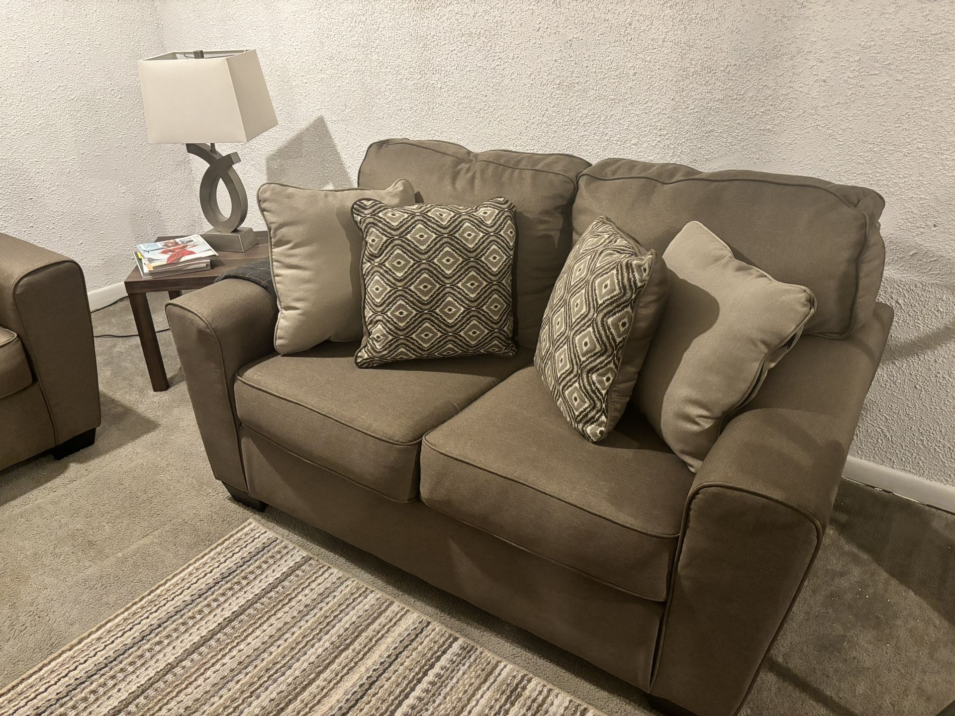 Ashley Furniture Loveseat and Sofa 