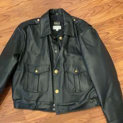 Leather Police Jacket
