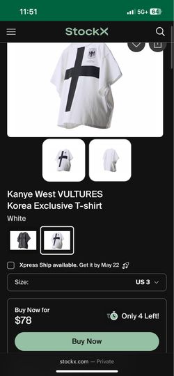 Kanye west vultures tee