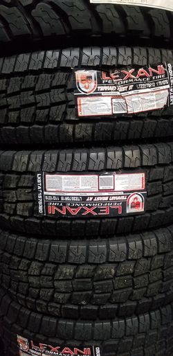 4 New Lexani AT 10 ply LT265/60R20