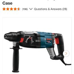 Bosch Hammer Drill, DeWalt Blower Cordless, 7" Grinder