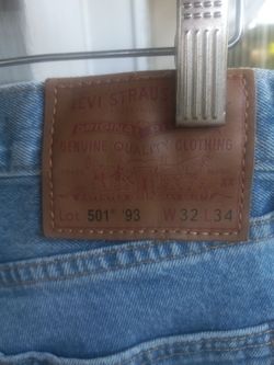 Levis 501 Jeans 32x34