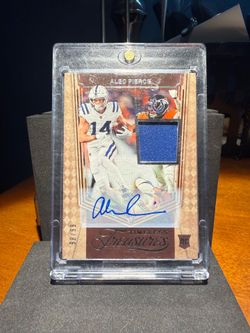 Panini 2022 Chronicles Timeless Treasures Alec Pierce TT-ALP RC Auto Patch /99