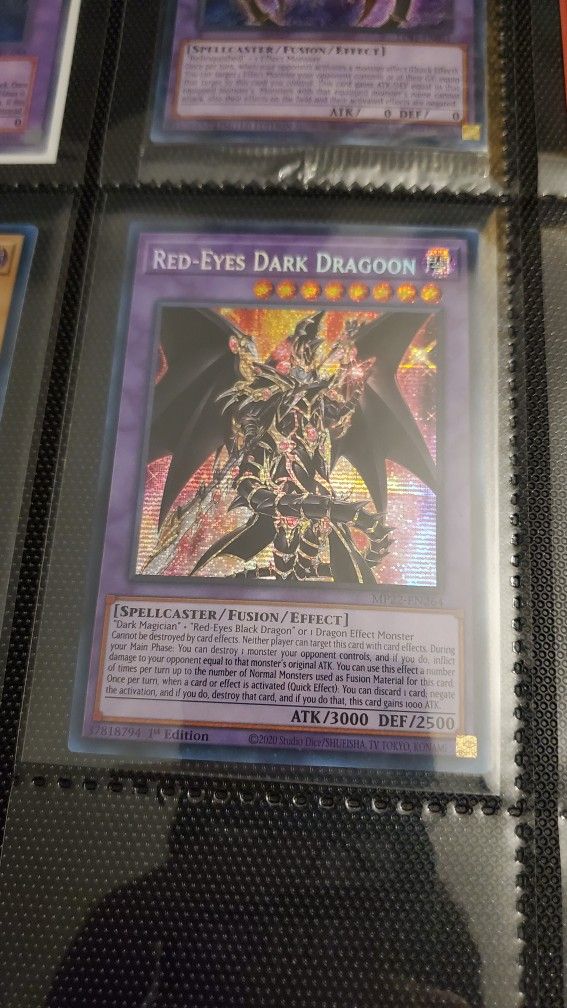 Yugioh Red-eyes Dark Dragoon Prsimatic Secret Rare