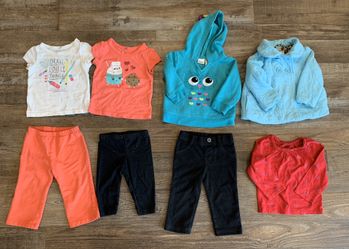 Baby girl clothing 12 Months used