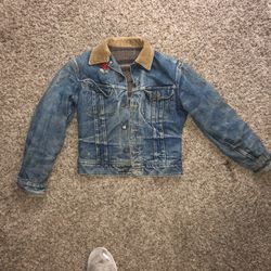 Vintage Jean jacket And Ll Bean Bag 