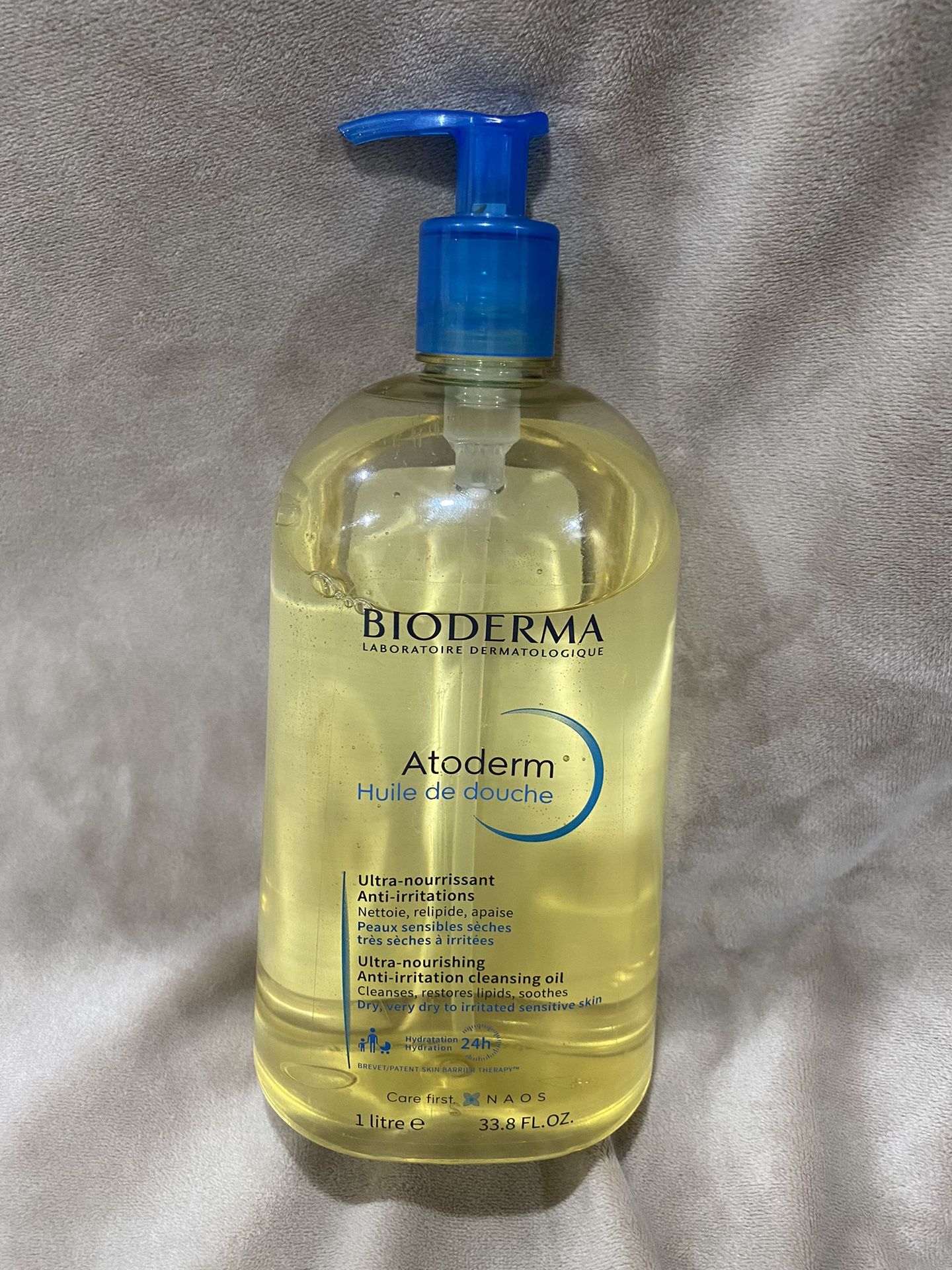 Bioderma Atoderm Shower Oil, Cleansing Oil For Face & Body, Nourishing Cleansing Oil For Dry to Atopic Sensitive Skin For Softer & Smooth Skin For You